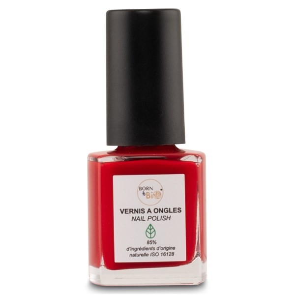 Born to Bio Organic Natural Nailpolish, 7,5 ml, N°5 Rouge Royal