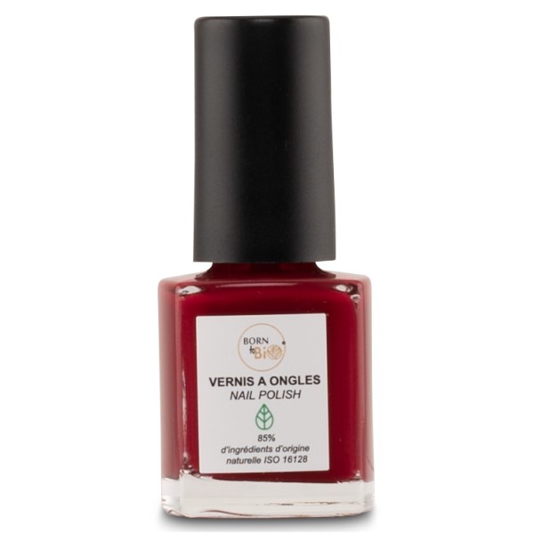 Born to Bio Organic Natural Nailpolish, 7,5 ml, N°6 Framboise