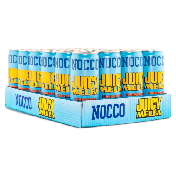 NOCCO BCAA, Juicy Melba, Koffein, 24-pak