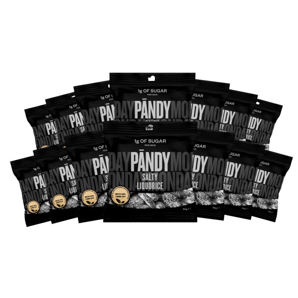 Pändy Candy, Salty Liquorice, 14-pack