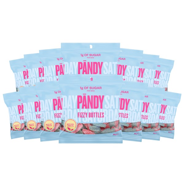 Pändy Candy, Fizzy Bottles, 14-pack