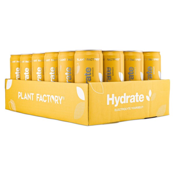 Plant Factory Hydrate, Ginger, 24-pak