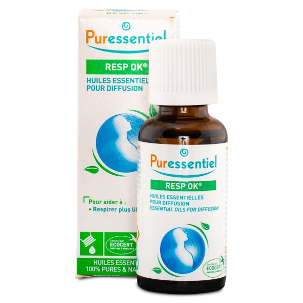 Puressentiel Essential Oils for Diffusion, 30 ml, Respiratory